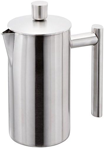 StellarSM10 Double Walled Stainless Steel Cafetiere, Matt Finish, 3 Cup Coffee Maker (325ml), Long Lasting Stainless Steel Filter, Dishwasher Safe - Fully Guaranteed
