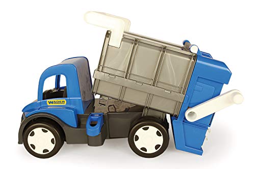 Wader 67016 - Gigant großer Müllwagen mit Mülltonne und vielen manuellen Funktionen, ab 12 Monaten, ca. 62 cm, ideal als… – Bild 3