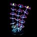 QSSTECH Glowing and Moving Silicone Coral Plant for Fish Tank, Aquarium Decorations, Fish Tank Decor for Fishkeepers of Freshwater Fish Neon Tetra Guppies Oscars Fish etc, and Saltwater Fish (Purple)thumb 1