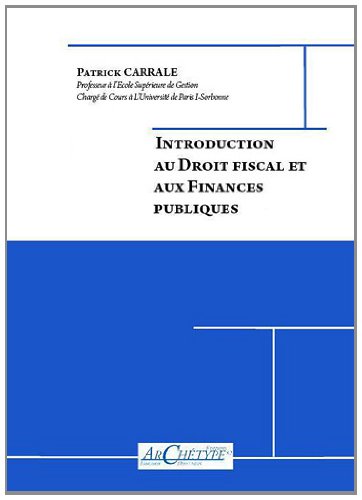 Introduction au droit fiscal et aux finances publiques
