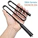 72CM/28.3 Inch Length ABBREE SMA-Female Dual Band 144/430Mhz Foldable CS Tactical Antenna for Baofeng UV-5R UV-82 BF-F8HP BF-888S Ham Two Way Radio primary