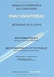 Annales corrigées du concours ENAC GSEA/TSEEAC by 
