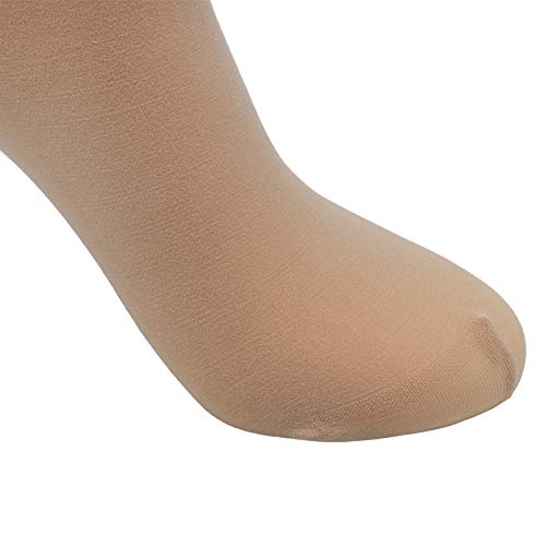 Ehdching Pack of 3 Kids Toddler Girls Baby Soft Microfiber Ballet Dance Tights Velvet Stockings Pantyhose (M(4-6y), 3 pack Light Suntan) - Thumbnail 3
