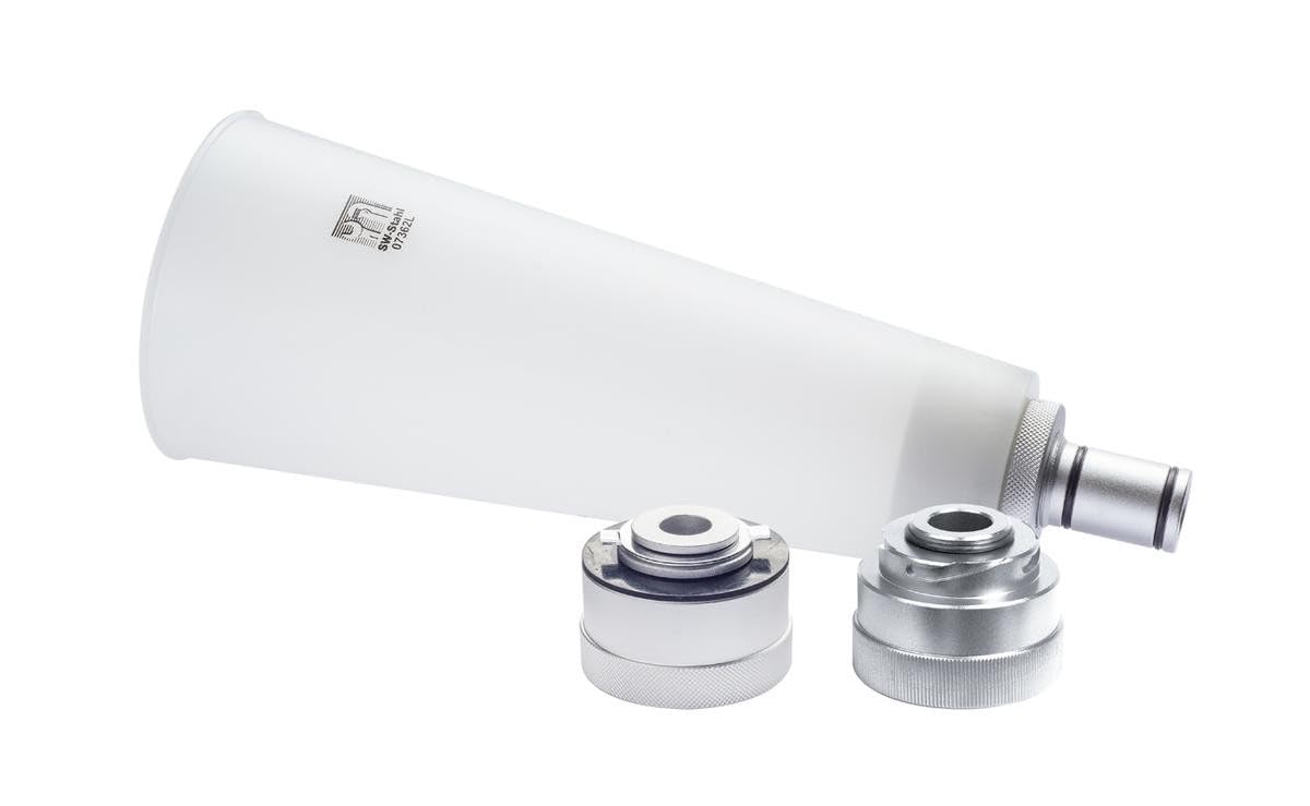 SW-Stahl 07383L Oil Filling Funnel Set, 3 Pieces, Funnel for Engine Oil with Sealing Lip, Car Oil Change, Filling Funnel for Car, Motorcycle, Workshop Accessories