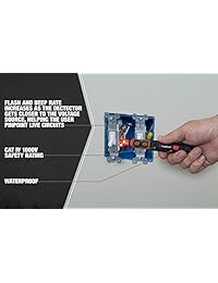 Southwire Tools & Equipment Voltímetro de rango doble avanzado 40150 N 12   1000 V CA