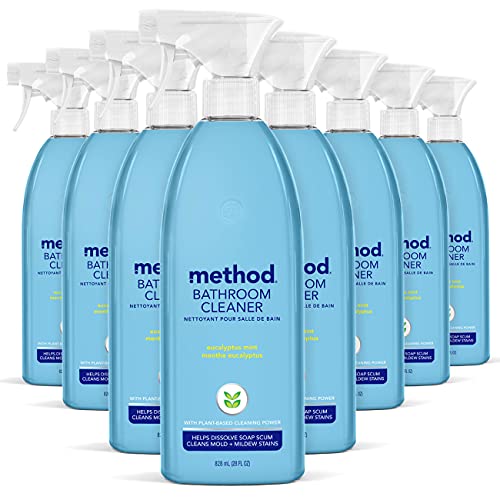 Method Bathroom Cleaner, Removes Mold + Mildew Stains, Eucalyptus Mint