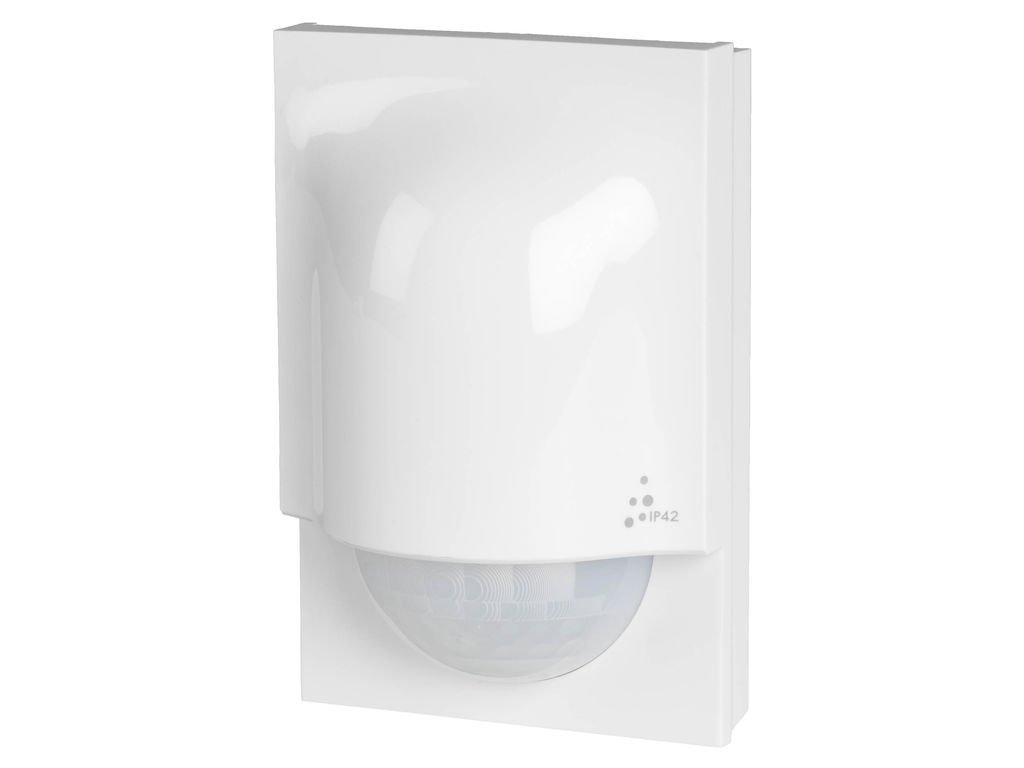 Legrand, 048945 Infrared Ceiling Motion Sensor for Indoor Use, 140° Working Field, Range up to 8 m, Adjustable Ambient Brightness, IP42, Surface-Mounted Wall Mounting