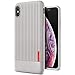 iPhone Xs Max Case, VRS Design [Gray] Slim Full Body Protective [Single fit] Ultra Thin Waved Texture Red Label Cover Compatible with Apple iPhone Xs Max 6.5 inch (2018)
