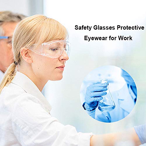 Safety Goggles Over Glasses, Splash Resistant Shooting Glasses
