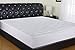 ALLRANGE 300TC Temperature Regulating Hypoallergenic Quilted Fitted Mattress Pad, Stretch-up-to 22
