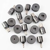 1Pcs Hydraulic Square Hole Punch Die for CH-70 Hydraulic Punching Machine (Square Die,13x13mm)