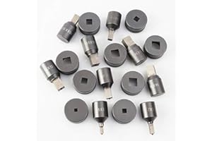 KALOVE 1Pcs Hydraulic Square Hole Punch Die for CH-70 Hydraulic Punching Machine (12.5x12.5mm,Square Die)