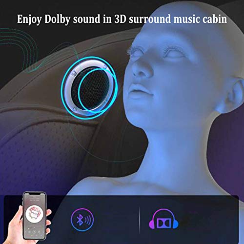 Full-Body-Massage-Chai-Zero-Gravity-Massage-Chair-LED-Tablet-OperationBluetooth-Surround-MusicSmart-Body-Type-DetectionFree-InstallationBlue
