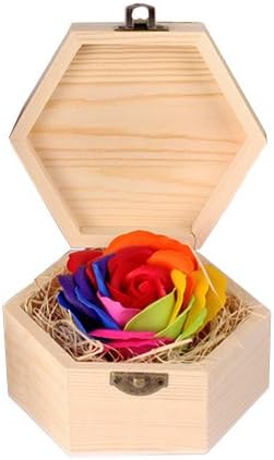 Rainbow Pride Soap Flower Gift with Box