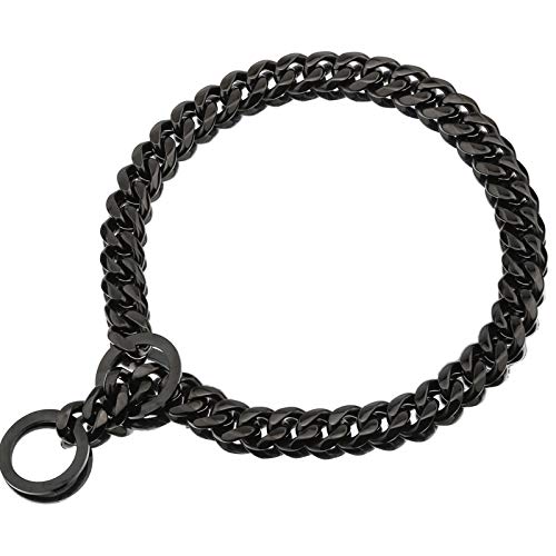 black chain collar