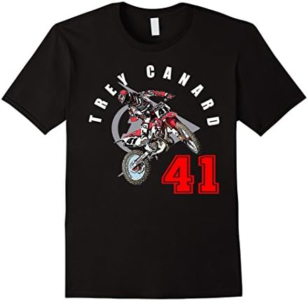 Men's TREY CANARD MOTOCROSS T-SHIRT Large Black