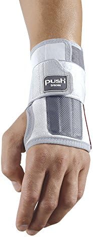 PUSHMed Wrist Brace – Sleek Wrist Support with Maximum Immobilization Commonly Used as a Carpal Tunnel Night Splint for Sleeping (Right Size 2)
