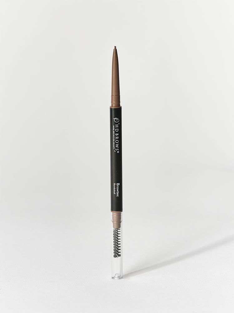 HD BROWS Browtec 1mm Ultra-Fine Eyebrow Pencil, New & Improved Ultra-Fine 1mm Tip, Duel-Ended Pencil and Spoolie, Waterproof, Smudgeproof, Long-Lasting, Available in 3 Shades, Bombshell (Blonde)