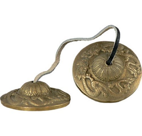Tibetan Tingsha Small Dragon Embossed