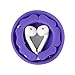 MAIRUI Wired Earbud Case Earphone Headphone Cord Organizer Earbuds Wrap Soft Silicone Magnetic Holder Storage Tangle Free Cable Winder(Purple)