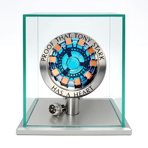 Lonyiabbi Reactor ARC MK1 a Escala 1:1, Luz LED USB con Sensor de Vibración, Sin Montaje, Incluye Vitrina