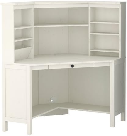 Amazon Co Jp Ikea イケア Hemnes コーナーワークステーション ホワイトステイン ホーム キッチン