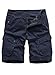 Capturelove Mens Shark Pattern Camouflage Cotton Stitching Shorts