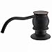 Comllen Antique Deck Mounted Oil Rubbed Bronze Black Kitchen Sink Countertop Liquid Soap Dispenser, Under Sink Soap Dispenser Pump