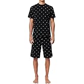 Lacoste mens Mini Croc Print Pajama Set