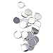 Honbay 20PCS Round Bezel Pendant Trays Blank Bases Cabochon Settings Trays for Jewelry Making (16mm)