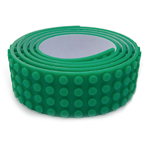 4 Stud Peel-n-BRICK Wide Brick Lego Tape, 3.2ft. GREEN 4 Stud Peel-n-BRICK Wide Brick Lego Tape, 3.2ft. GREEN