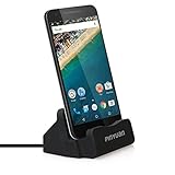 USB C Charger Dock, USB Type C Charging Station Sync Dock for Nexus 5X Google Nexus 6P and Other Type-C Mobile Phone (Black)