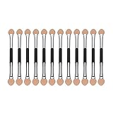 Anleolife Foam Disposable Eyeshadow Brush Applicators 60pcs Dual Sided Sponges Nail Polish Makeup Brushes Tools Cosmetic Handy Sponge Stick (dual sided)