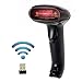 USB Wireless Barcode Scanner,Symcode Handheld Laser Barcode Reader (2.4GHz Wireless & USB2.0 Wired) with Receiver Storage of up to 10000 Code