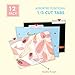 DHH Decorative File Folders Letter Size -12 Count Colored File Folders with Pocket-Cute File Folders- Floral, Marble, Rose Gold Foil, Inspirational
