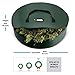 ZOBER Christmas Wreath Storage Container - 36 Inch, Waterproof Wreath Box - Dual Zippers, Durable Handles, & Card Slot - Holiday and Seasonal Wreath Storage Boxes - 2 Pk