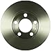 BOSCH 53011381 QuietCast Premium Disc Brake Rotor - Compatible With Select Audi TT; Volkswagen Beetle, Golf, Jetta; REAR - Single
