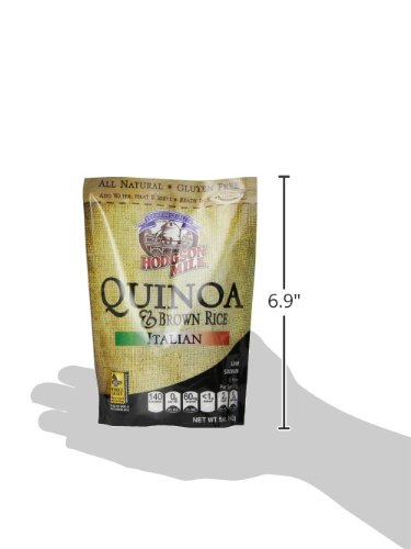 Hodgson Mill Quinoa and Brown Rice, Italian Seasoning, 5 Ounce (Pack of 6), Ready In Minutes Flavored Whole Grain Pouches with Quinoa and Brown Rice, Easy and Savory Health Conscious Side Dish - Thumbnail 4