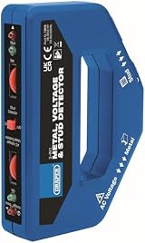 Draper 3 in 1 Metal Voltage Stud Detector Cable Finder 27mm Depth PP3 Battery view 2
