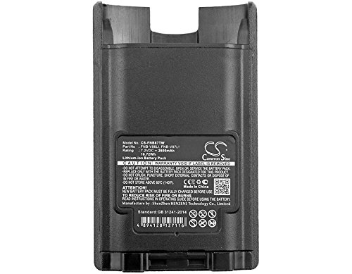 Cameron Sino 2600mAh Li-ion High-Capacity Replacement Batteries for Vertex VX-820, VX-821, VX-824, VX-829, VX-920, VX-921, VX-924, VX-929, VX-900, VX-600, fits Vertex FNB-V86LI