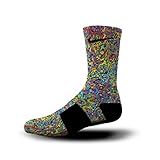 HoopSwagg Graffiti Custom Nike Elite Socks Small