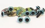Sassy Bears 6mm Light Blue Safety Eyes for Bear, Doll, Puppet, Plush Animal and Craft - 10 Pairs