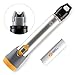 Power Practical Sparkr - USB Rechargeable Flashlight, Windproof Electric Plasma Lighter & Lantern in One - USB Electric Arc Lighter with User-Replaceable 18650 cell - Silver