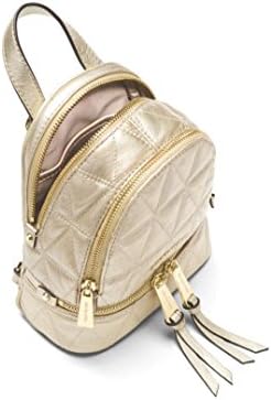 rhea mini quilted leather backpack