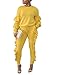 Subtle Flavor Women 2 Pieces Outfits Puff Sleeve Top and Long Flounced Pants Sweatsuits Set Tracksuits