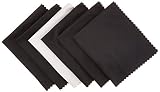 AmazonBasics Microfiber Cleaning Cloth for Electronics - Pack of 6, 6 x 7 Inches