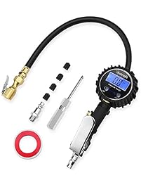AstroAI 250 PSI Digital Tire Inflator With Pressure Gauge Heavy Duty with Rubber Hose and Quick Connect Coupler, Air Chuck And Compressor Accessories Included