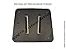 PAW International Black Polymer (Plastic) RV Wall Mount | Use with The PAW Polymer RV TV Mounting System | Requires Polymer TV Bracket (Sold Separately)