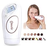 Permanent IPL Hair Removal Device for Women and Men Qmele 500,000 Flashes Home Use Hair Removal for Face, Armpits, Arm, Chest, Back, Bikini Line and Legs