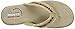 Skechers Women's Unrivaled Prefer Flip Flop,Tan/Amp/Multi Webbing,8 M US